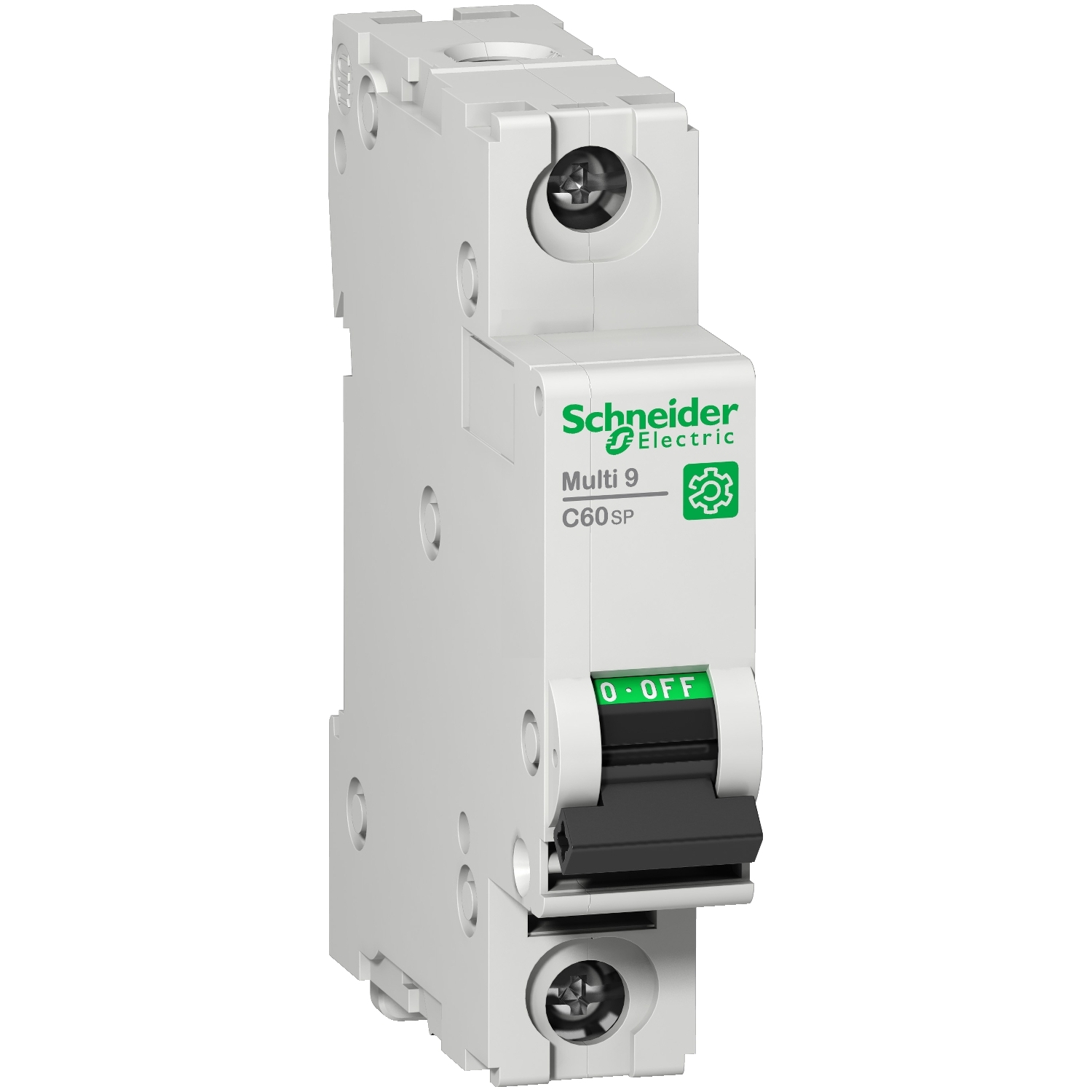 Schneider Electric Supplementary Thermal Magnetic Circuit Breaker; 1-Pole; 0.5A; 277VAC/60VDC; Lever; Box Lug Terminal; C Trip Curve; UL 1077